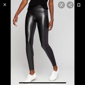 Athleta Faux Leather Pants/ Leggings